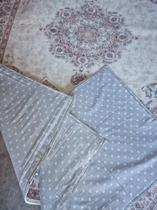 Trittico tappeti beige in stile
