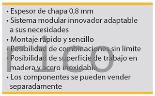 Conjunto Taller 5 Módulos S/Madera Alyco 164895
