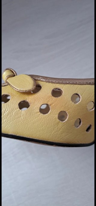 Zapatos Roberto Botella Dorados Peep Toe