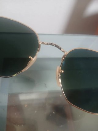 Gafas Ray-Ban Hexagonal Dorado Negro