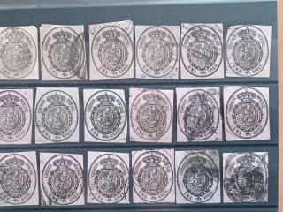 Colección de sellos antiguos