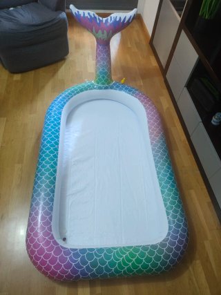 Piscina hinchable infantil sirena