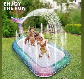 Piscina hinchable infantil sirena