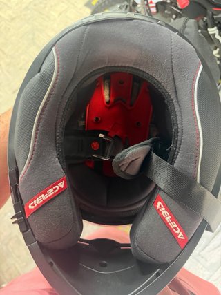 Casco Acerbis Kapron Talla XL Fibra