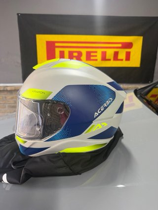 Casco Acerbis Kapron Talla XL Fibra