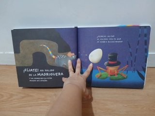 Libro infantil  No hay color