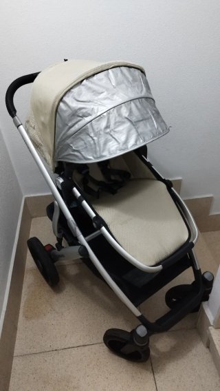 Conjunto UPPAbaby: Capazo, Grupo 0 y Silla - Beige