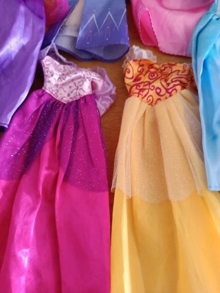6 Vestidos Princesa Barbie