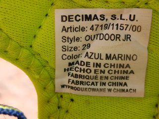 Sandalias niño DECIMAS Talla 29 Azul Marino