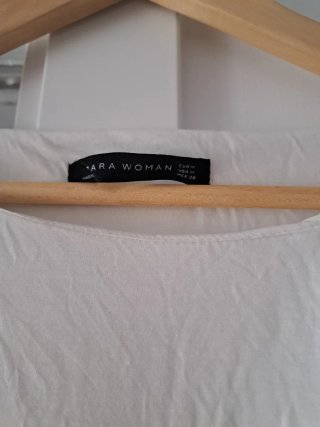 Vestido blanco Zara Talla M