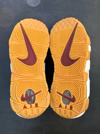 Nike Air More Uptempo Blancas/Burdeos