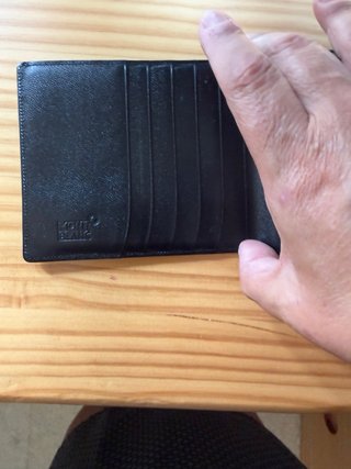 Cartera Mont Blanc Negra Hombre