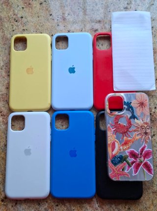 Fundas iPhone 11 + 1 Cristal Templado