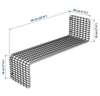 2 Scaffali Dorati a Griglia Svenshult IKEA