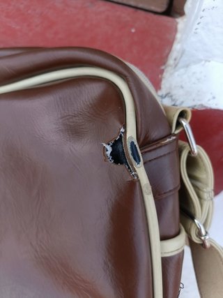 Bolsa Gola Vintage Marrón y Beige gola