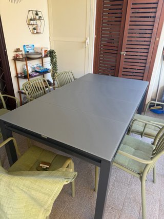 Tavolo Esterno Allungabile Grigio