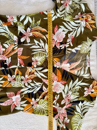 Vestido corto estampado tropical Only T40