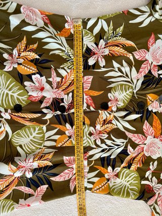 Vestido corto estampado tropical Only T40