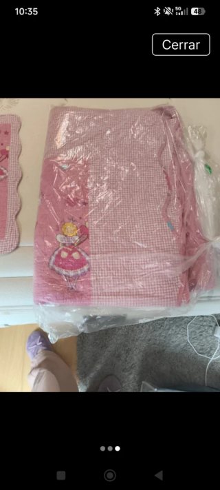 Edredón infantil princesas rosa