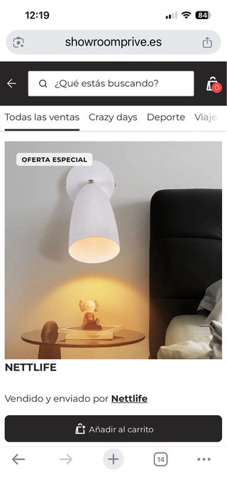 Apliques de pared blancos Nettlife