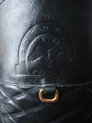 Botas altas negras acolchadas T37