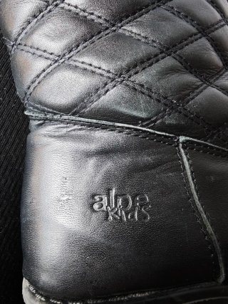 Botas altas negras acolchadas T37