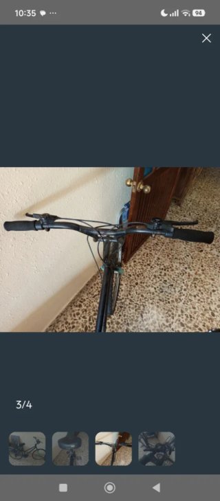 Bicicleta con sillín grande nuevo