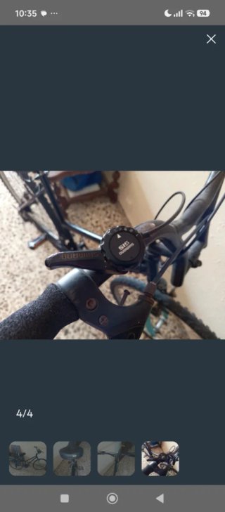 Bicicleta con sillín grande nuevo