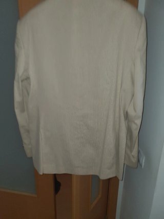 Americana traje hombre crema/beige, italiana