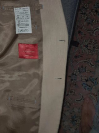 Americana traje hombre crema/beige, italiana