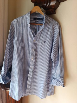 Camisa Roberto Cavalli Azul Hombre