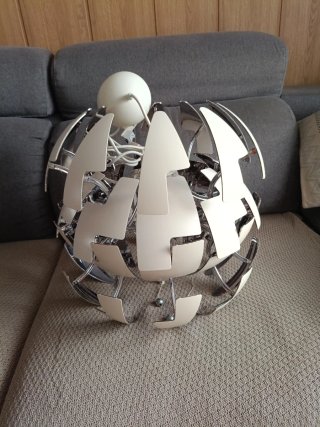 Lámpara de techo bola Ikea blanca