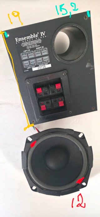 Modulo Subwoofer Passivo Ensemble IV