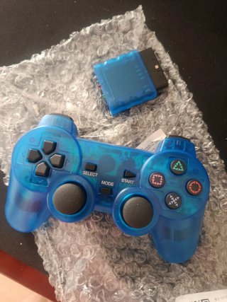 Mando PS2 Inalámbrico Azul