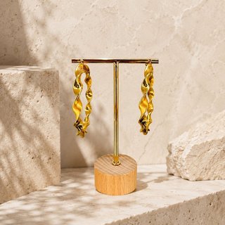 Pendientes Aro Oro 18k BIL-TRA2390