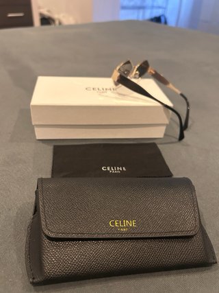 Gafas de sol Celine Hexagonales Doradas