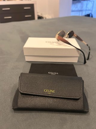 Gafas de sol Celine Hexagonales Doradas