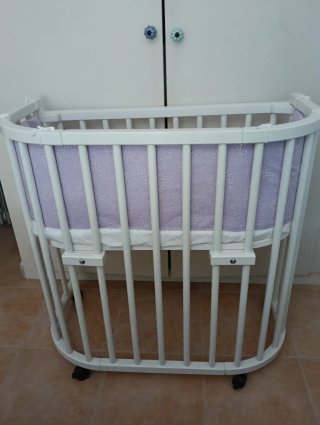 Mini Cuna Colecho Babybay Blanca