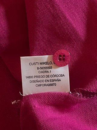 Polo Custi Mikelo Fucsia Talla M