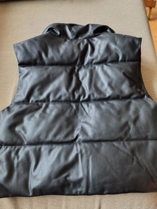 Chaleco Piel Sintética Zara Talla S