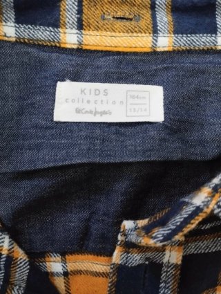 Dos camisas de cuadros tallas 12-14