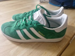 Adidas Gazelle T37 Verde/Blanco