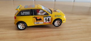 Scalextric Ibiza SEAT Coche Rally Amarillo