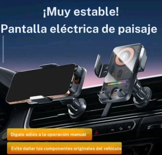 Caricabatterie wireless da auto con supporto