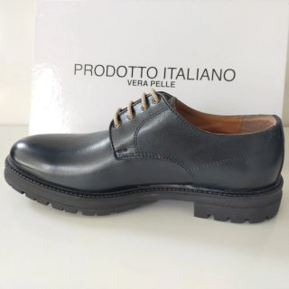 Scarpe uomo pelle classiche blu 45
