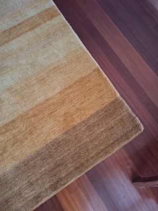 Lote 2 Tappeti Beige e Marrone