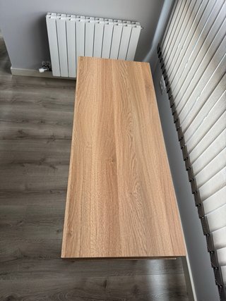 Escritorio madera y metal