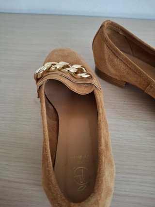 Mocassini Éram camoscio marrone donna - TG 37