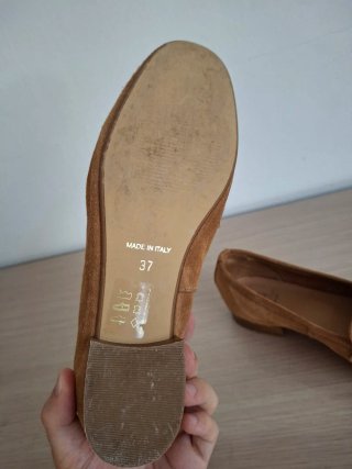 Mocassini Éram camoscio marrone donna - TG 37