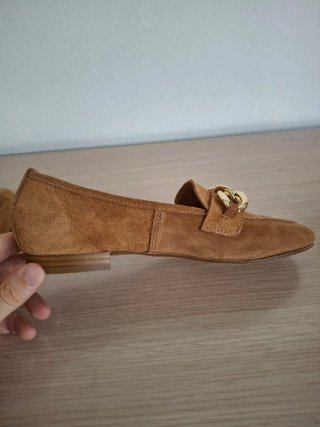 Mocassini Éram camoscio marrone donna - TG 37